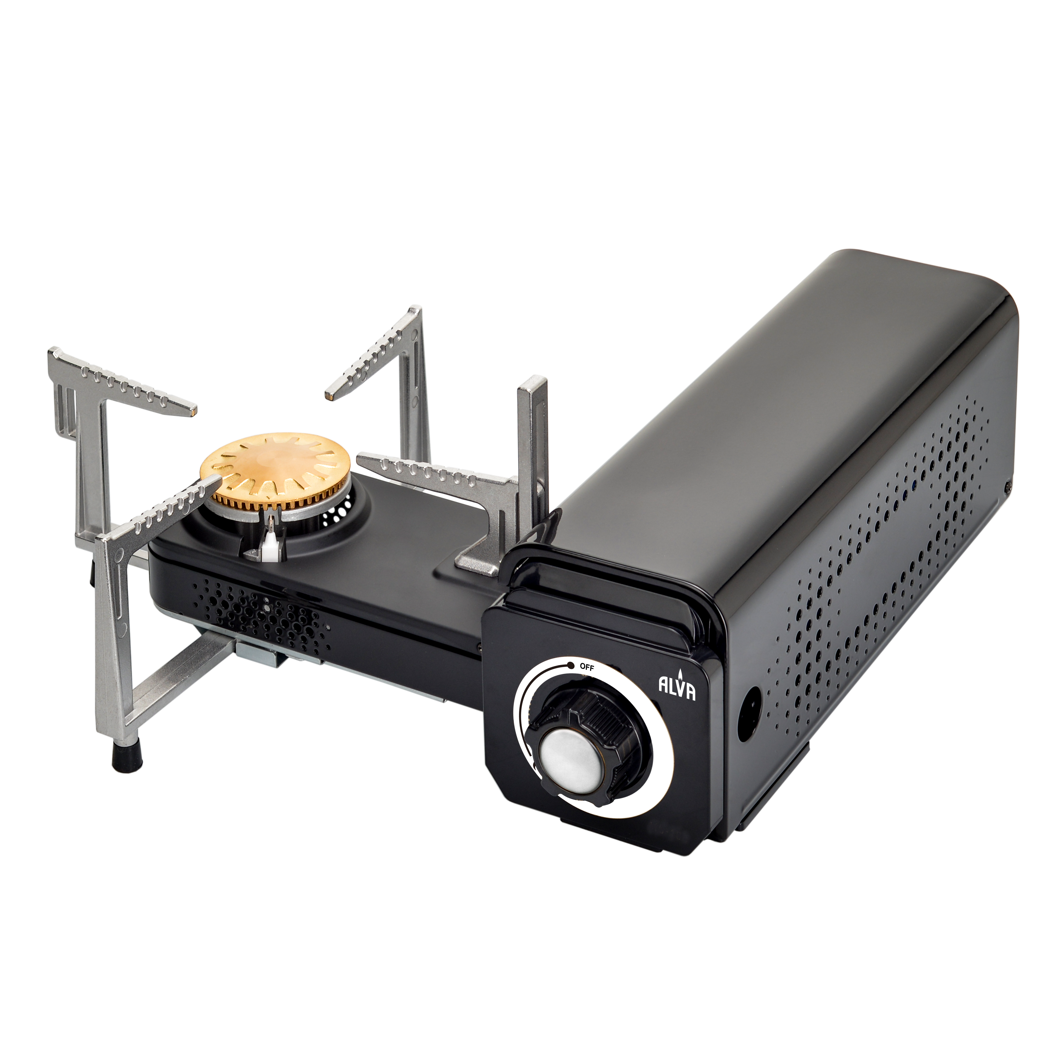 Mini Fold-Up Butane Gas Canister Camping Stove - 1 Plate